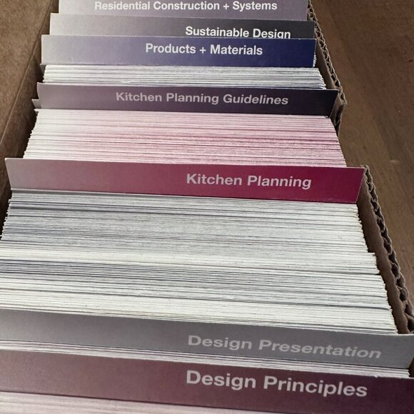 NKBA Exam Prep Flashcards Set For CKBD Certification in Kitchen and Bath Design - Picture 14 of 16